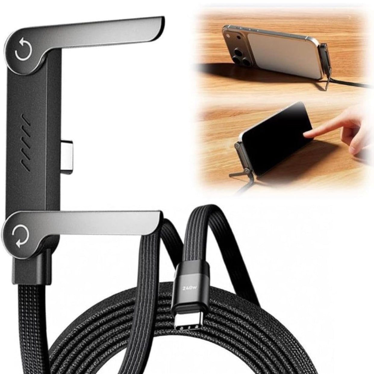 2-in-1 Invisible Holder Charger Cable - Image 10