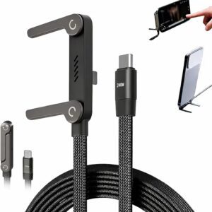 2-in-1 Invisible Holder Charger Cable